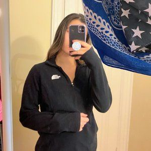 North Face Fleece Quarterzip Black